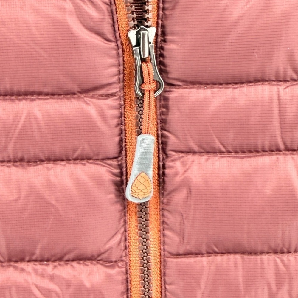 NEW Stio Pinion Down Vest Womens Small Puffer Orange/Rust 800 FillPower HyperDRY - Picture 9 of 15